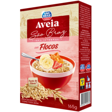 Aveia em Flocos São Braz 165g