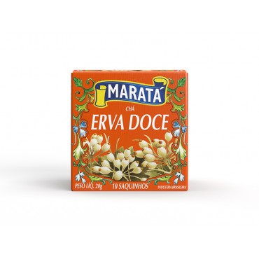 Chá de Erva Doce Marata 20g 10 Saquinhos