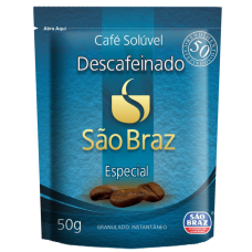 Café Solúvel Descafeínado São Braz 40g