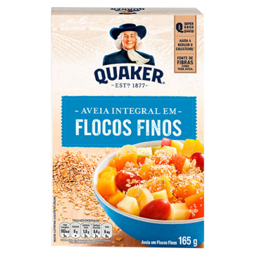 Aveia Flocos Finos Quaker 165g