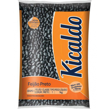 Feijão Preto Kicaldo 1Kg