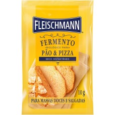 Fermento Biológico Seco Instantâneo Fleischmann Para Pão e Pizza 10g