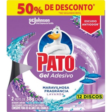 Gel Adesivo Pato Lavanda 2 Refis