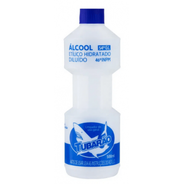 Álcool 54º Tubarão 500ml