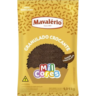 Confeitos Granulados Crocantes Sabor Chocolate Mil Cores 150g