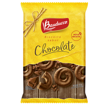 Biscoito Amanteigado Chocolate Bauducco 335g