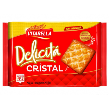 Biscoito Doce Vitarella Delicita Cristal 414g