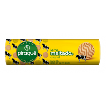 Biscoito de Leite Maltado Piraque 132g