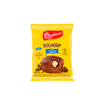 Bolinho Bauducco Chocolate com Baunilha 40g