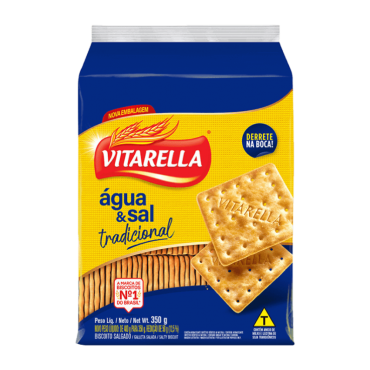 Cream Cracker Vitarella Água e Sal 350g