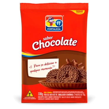 Biscoito Amanteigado Chocolate Fortaleza 270g
