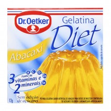 Gelatina Em Pó Diet Dr. Oetker Abacaxi 12g