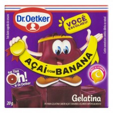 Gelatina  Em Pó Dr. Oetker Açai Com Banana 20g