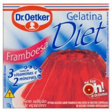 Gelatina  Em Pó Diet Dr. Oetker Framboesa 12g