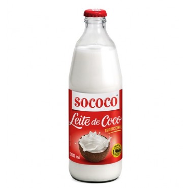 Leite de Coco Sococo Vidro 500ml