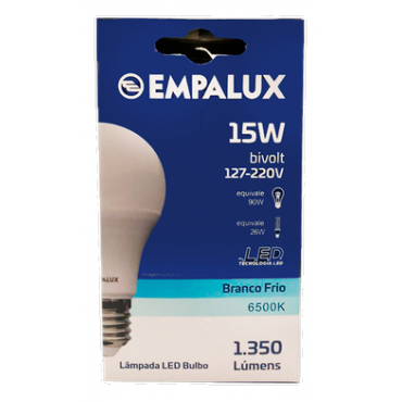 Lâmpada Bulbo LED Empalux 15W