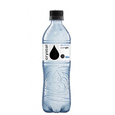 Água Mineral com Gás Crystal 500ml