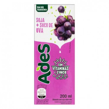 Suco Ades Sabor Uva 200ml