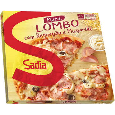 Pizza de Lombo com Requeijão e Mussarela Sadia 460g