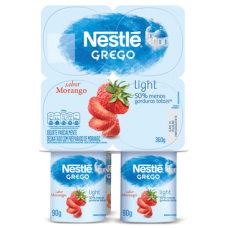 Iogurte Nestlé Grego Light Morango 360g