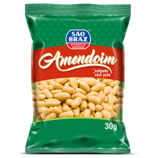 Amendoim Sem Pele Pippos 30g