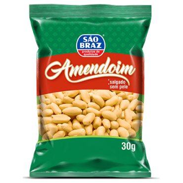 Amendoim Sem Pele Pippos 30g