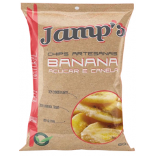 Chips de Banana Açúcar e Canela Jamp's 60g