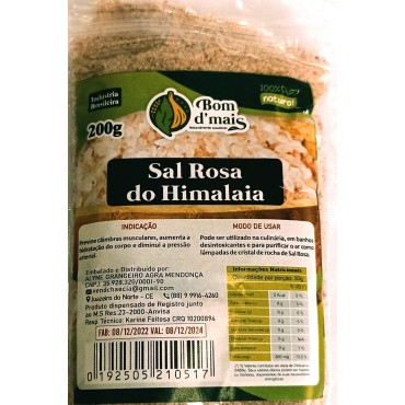 Sal Rosa Do Himalaia Bom D´mais 200g