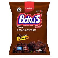 Pipoca Bokus Com Chocolate 60g