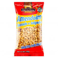 Amendoim Torrado e Salgado Dacolonia 450g