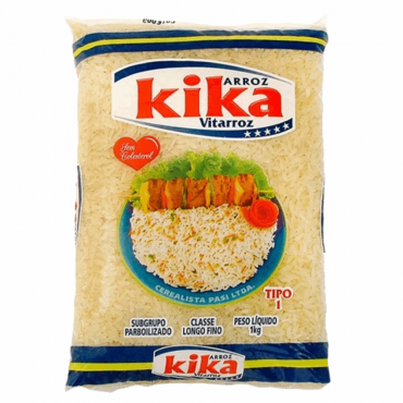 Arroz Parboilizado Kika 1Kg
