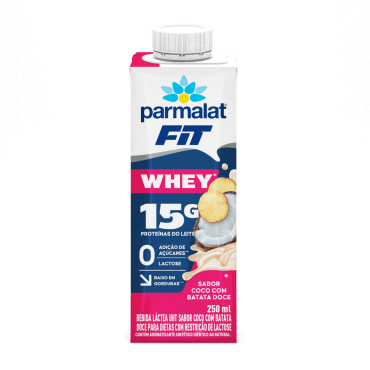 Bebida Sabor Coco e Batata Doce Wheyfit Parmalat 250ml 