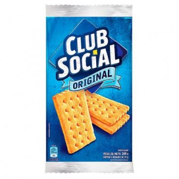 Biscoito Club Social Original 144g