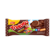 Biscoito Recheado Treloso Chocolate 37g