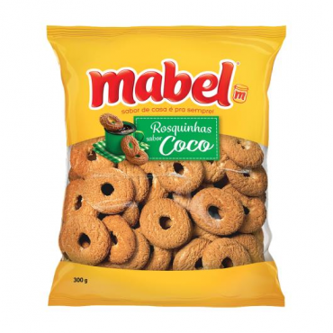 Biscoito Rosquinha Mabel Coco 300g