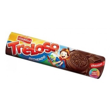 Biscoito Recheado Treloso Chocolate 120g