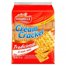 Biscoito Vitarella Cream Cracker Tradicional 400g