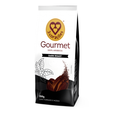 Café 3 Corações gourmet Dark Roast 250g