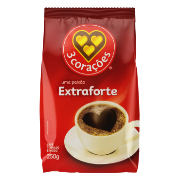 Café 3 Corações Extraforte Sachet 250g