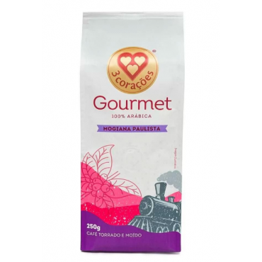 Café Torrado e Moído Mogiana Paulista Gourmet 3 Corações 250g