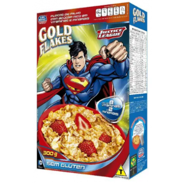 Cereal Matinal Sem Glúten Gold Flakes São Braz 300g