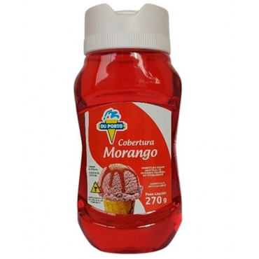 Cobertura Para Sorvete Sabor Morango Du Porto 270