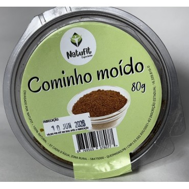 Cominho Moído Natufit 80g