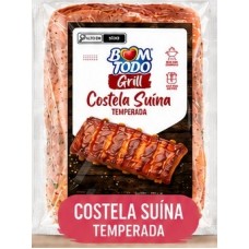 Costela Suina Temperada Bom Todo 600g