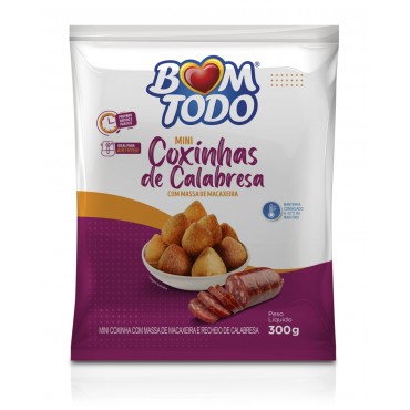 Coxinha de Calabresa Bom Todo 300g