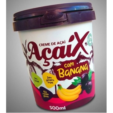 Creme de Açaí com Banana Açaíx 500g