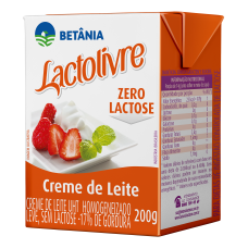 Creme de Leite Betania Zero Lactose 200g