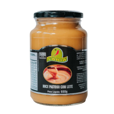 Doce Pastoso com Leite e Chocolate Sabia 680g