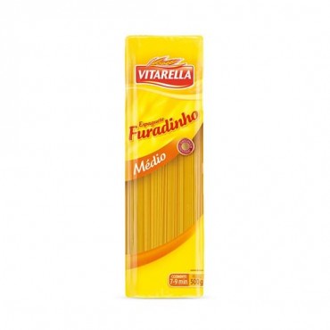 Espaguete Furadinho Vitarella 500g