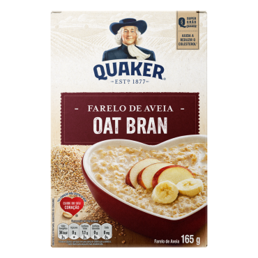 Farelo de Aveia Quaker Oat Bran 165g